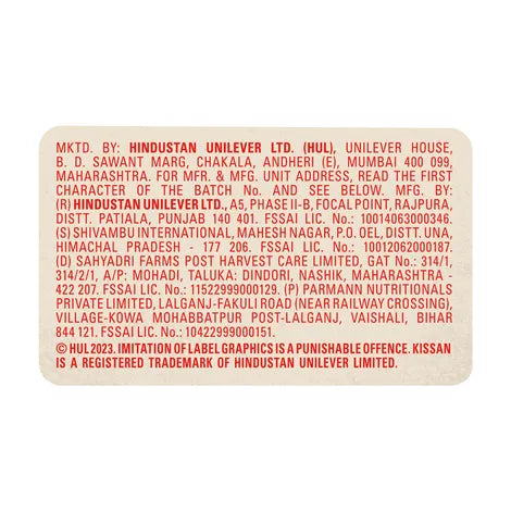 Kissan Fresh Tomato Ketchup 1kg