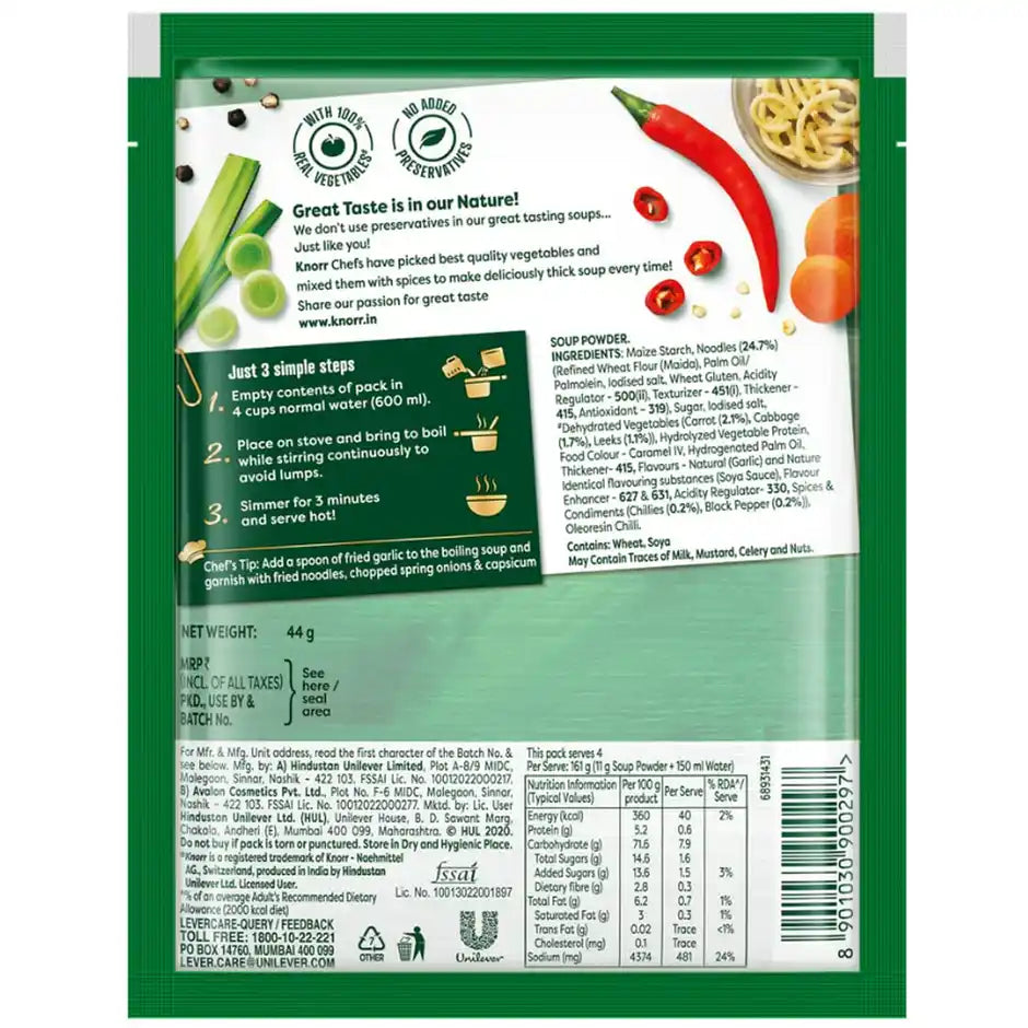 Knorr International Hong Kong Manchow Noodle Soup