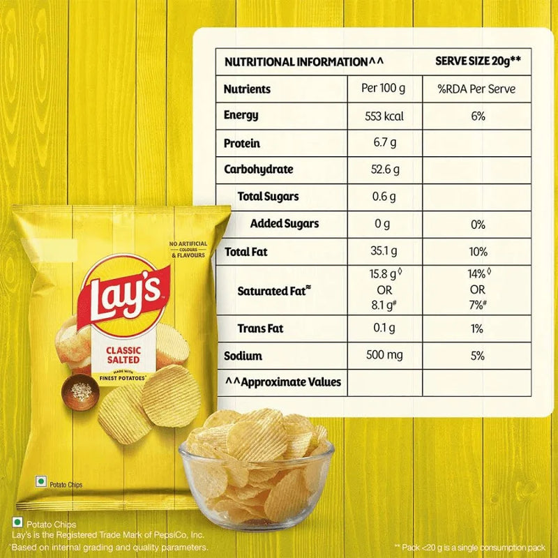 Lay's Classic Salted Potato Chips