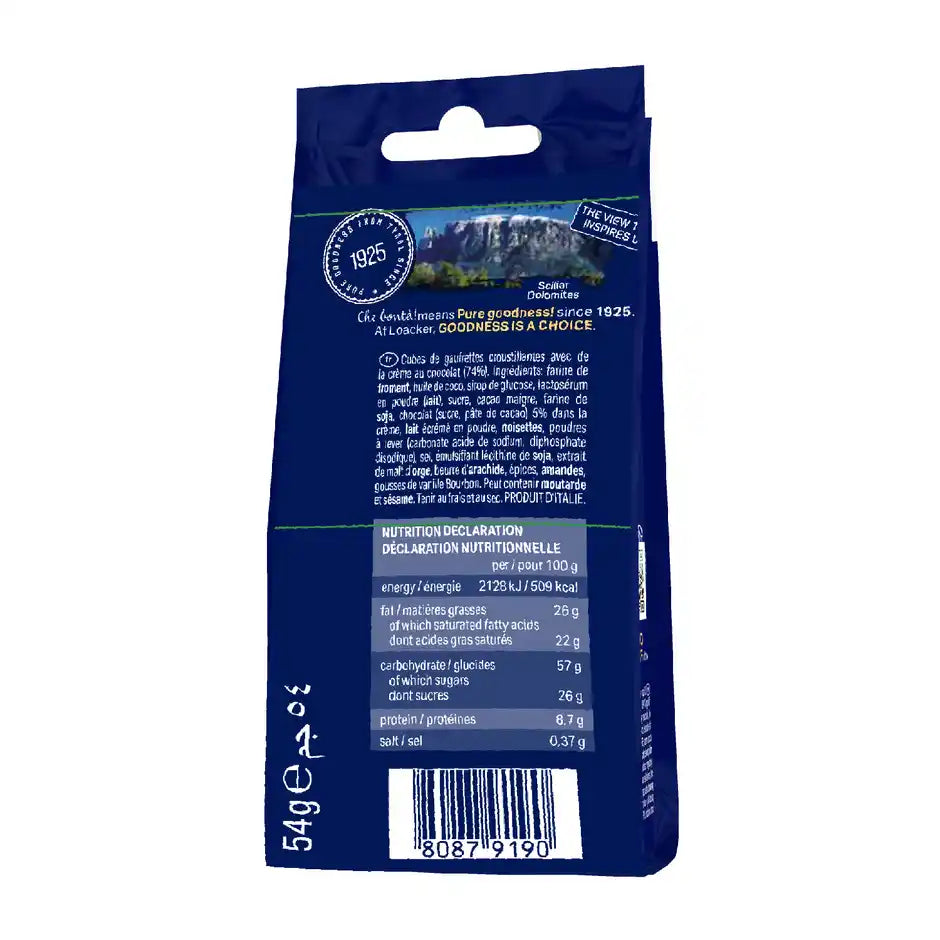 Loacker Quadratini Chocolate Wafer Cookies