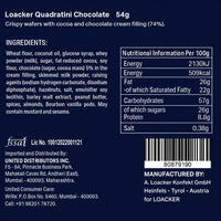 Loacker Quadratini Chocolate Wafer Cookies