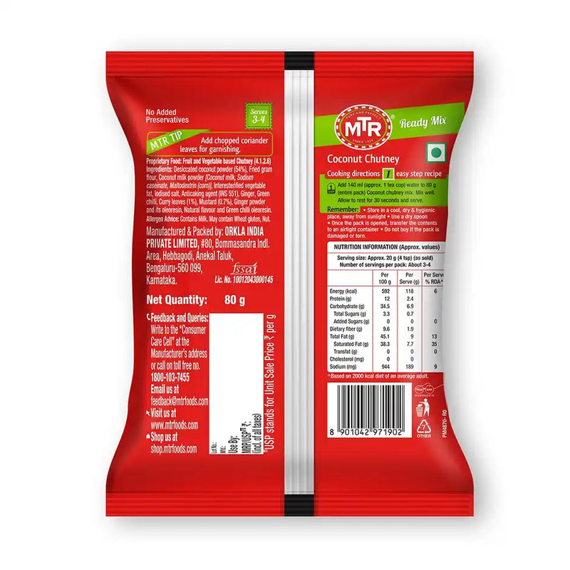 MTR Coconut Chutney Mix