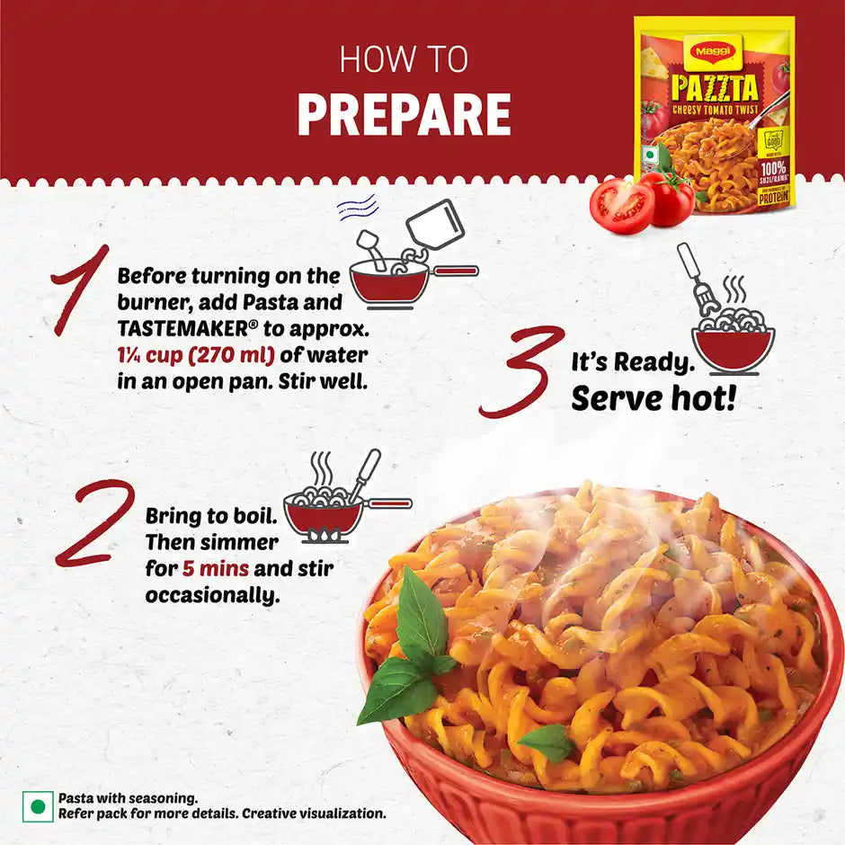 Maggi Pazzta Instant Pasta - Cheesy Tomato Twist