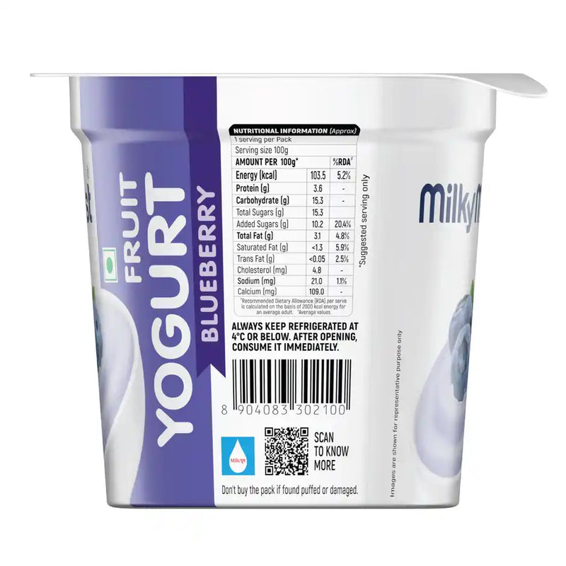 Milky Mist Fruit Yogurt Blueberry