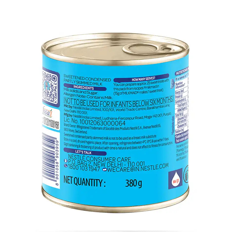 Nestle Milkmaid Partly Skimmed Sweetened Condensed Milk