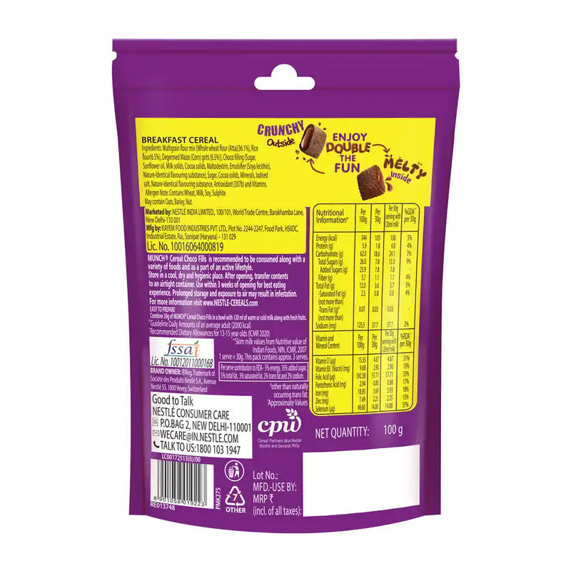 Nestle Munch Cereal Choco Fills