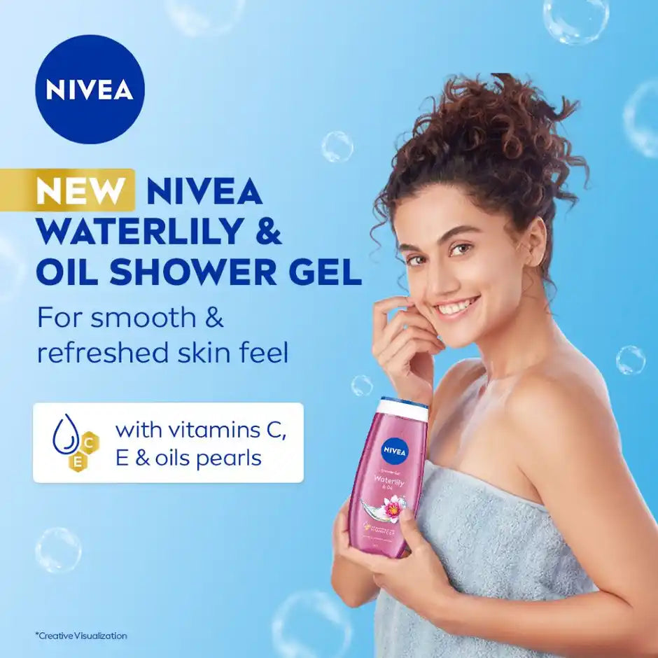 Nivea Shower Gel | Waterlily & Oil