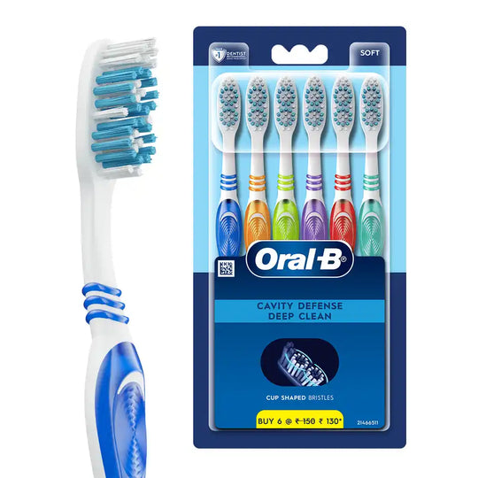 Oral-B Cavity Defense Bacteria Fighter Soft Toothbrush