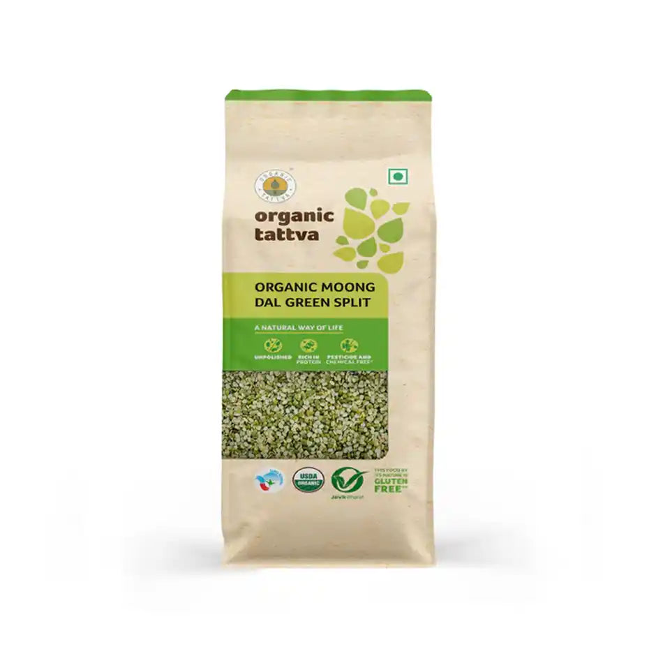 Organic Tattva Moong Dal Green Split