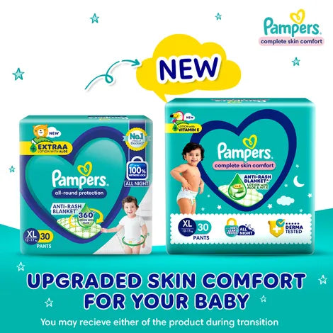 Pampers All Round Protection Baby Diapers XL (12-17kg)