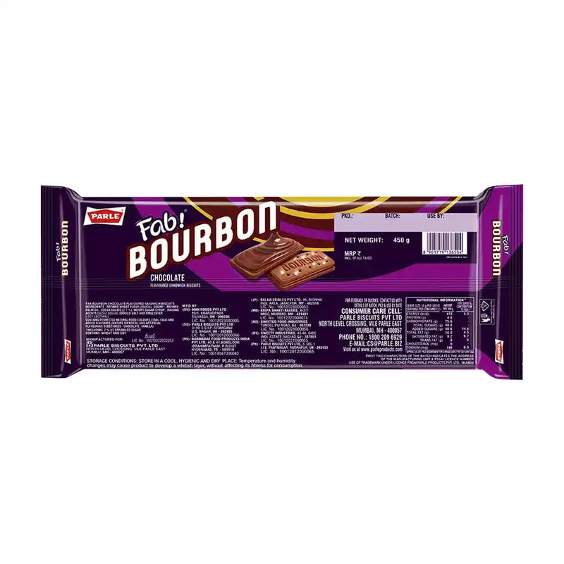 Parle Fab Bourbon Cream Biscuit