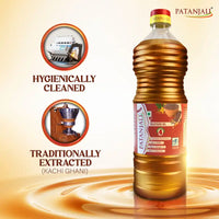 Patanjali Kachi Ghani (Cold Pressed) Mustard Oil - Sarson Ka Tel