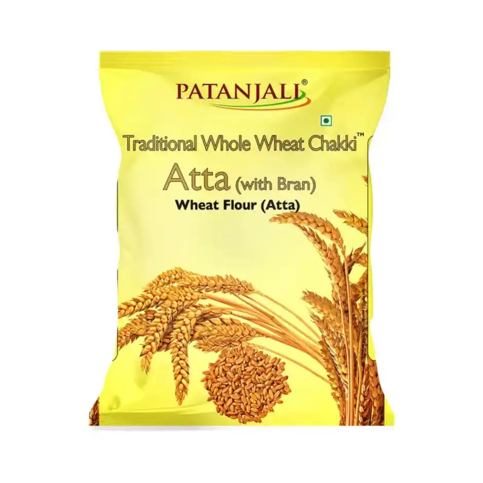 Patanjali Traditional Whole Wheat Atta (100% Atta, 0% Maida)
