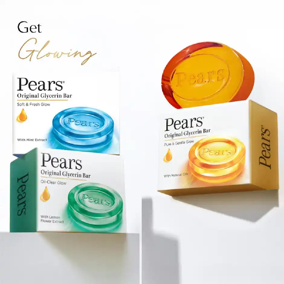 Pears Moisturising Bathing Bar Soap with Glycerine Pure & Gentle
