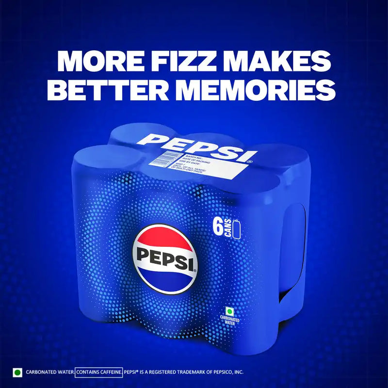 Pepsi Cola Soft Drink pet bottle pack of 6