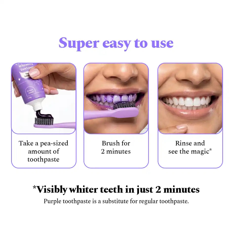Perfora Fluoride+ Purple Magic Whitening Toothpaste