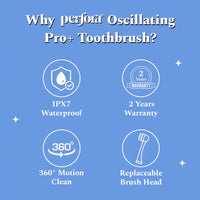 Perfora Pro Plus Oscillating Electric Toothbrush