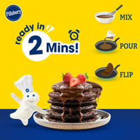 Pillsbury Chocolate Flavour Pancake Mix 2-Minute Pancake Mix For Kids