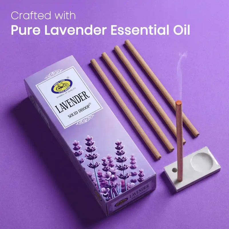 Pure Lavender Bambooless Solid Dhoop Stick