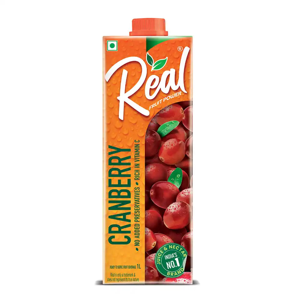 Real Fruit Power Cranberry Juice