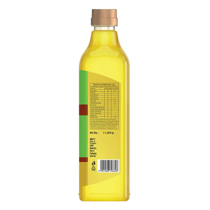 Saffola Cold Pressed Groundnut Oil Unrefined, Zero Trans Fat, Chemical Free