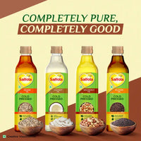 Saffola Cold Pressed Groundnut Oil Unrefined, Zero Trans Fat, Chemical Free