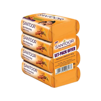 Santoor Skin Moisturizing Sandal and Turmeric Bathing Soap