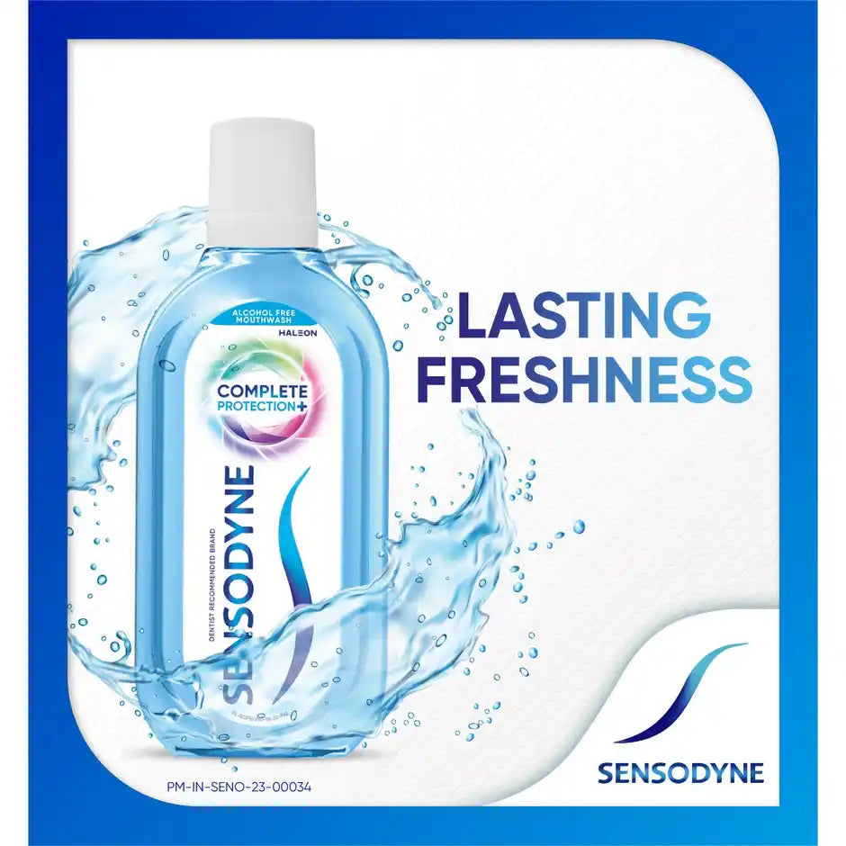 Sensodyne Mouthwash Complete Protection+ (0% Alcohol) for All Round Protection