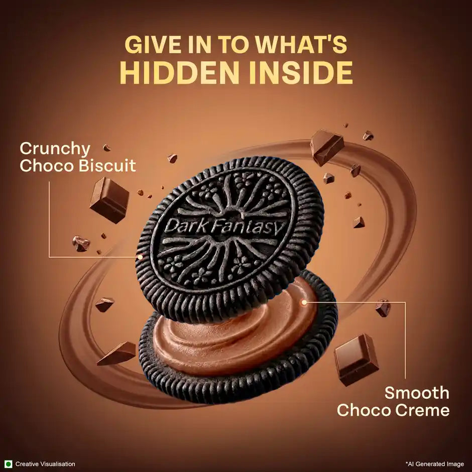 Sunfeast Dark Fantasy Choco Sandwich Creme Biscuits
