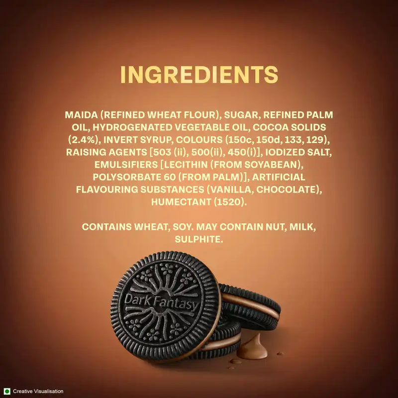 Sunfeast Dark Fantasy Choco Sandwich Creme Biscuits