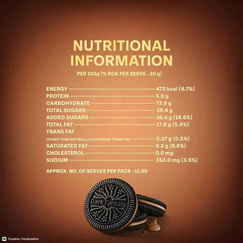 Sunfeast Dark Fantasy Choco Sandwich Creme Biscuits