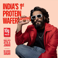 SuperYou 10g Protein Wafer Bar - Chocolate (Made with Atta & Jowar. No Added Sugar. No Trans Fat.)