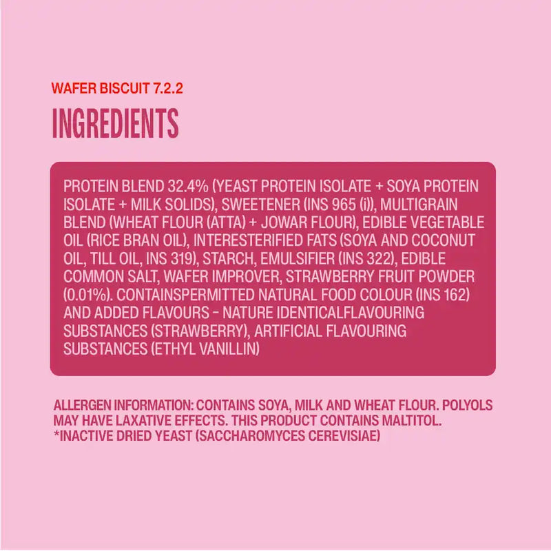 SuperYou 10g Protein Wafer Bar - Strawberry Creme