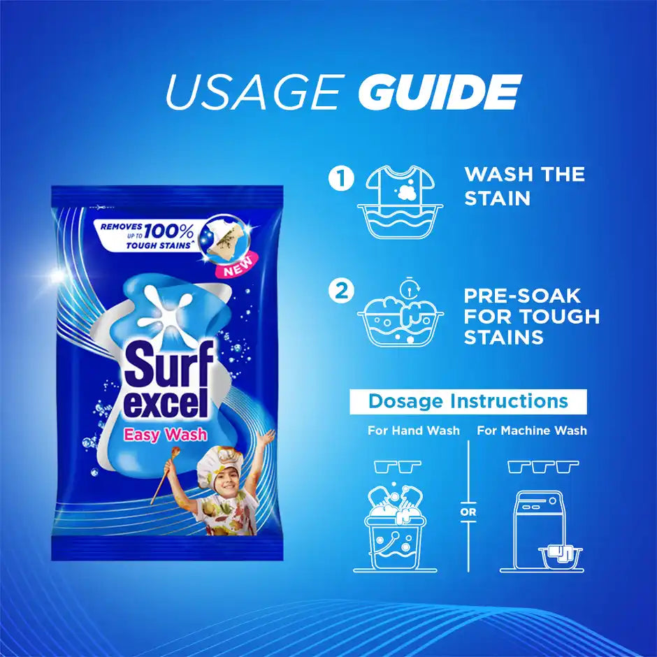 Surf Excel Easy Wash Detergent Powder
