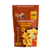 Sweet Karam Coffee Crushed Peanut Chikki Bites