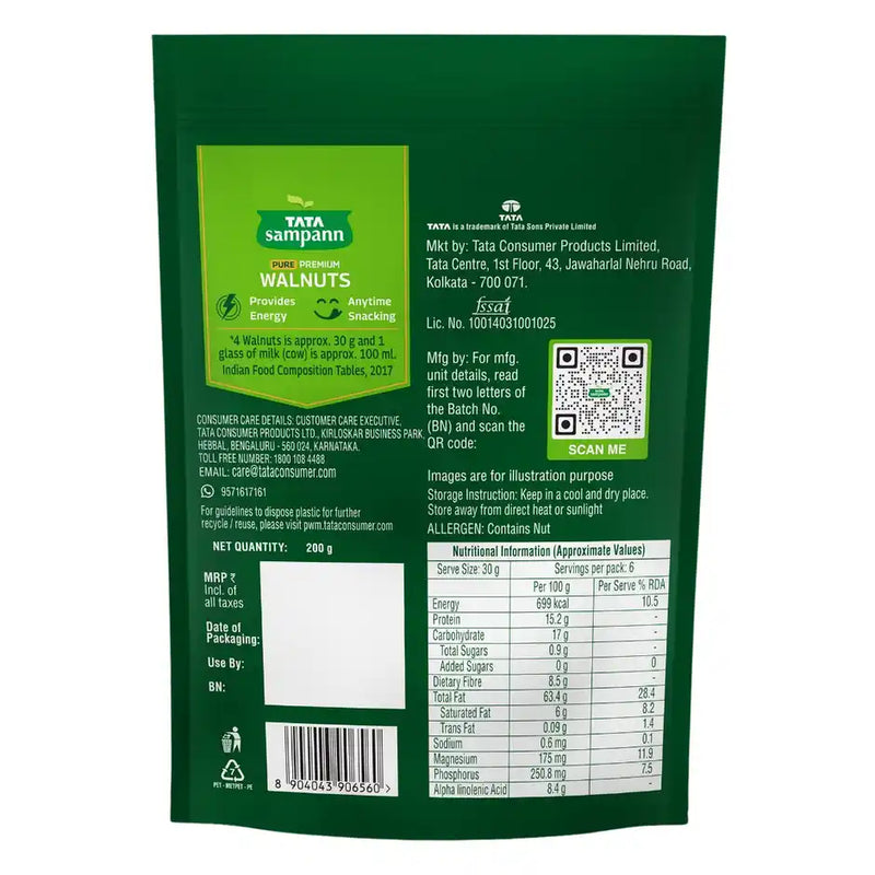 Tata Sampann Absolutely Pure Premium Walnuts