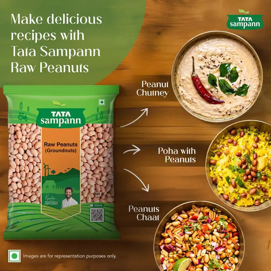 Tata Sampann Raw Peanuts | Groundnuts