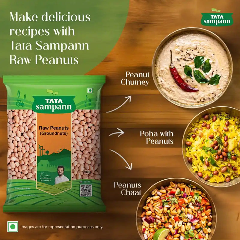 Tata Sampann Raw Peanuts | Groundnuts
