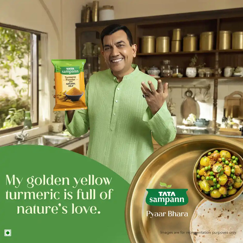 Tata Sampann Turmeric Powder With Natural Oils Haldi Powder 100 g Pouch