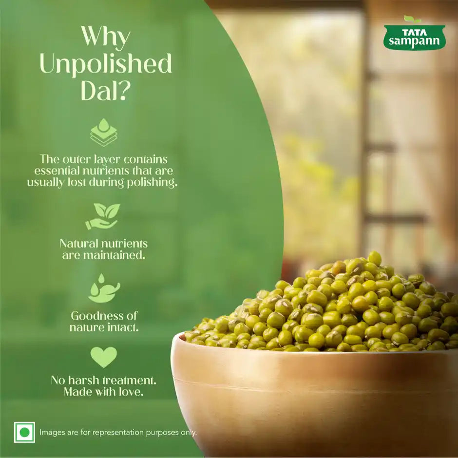 Tata Sampann Unpolished Green Moong