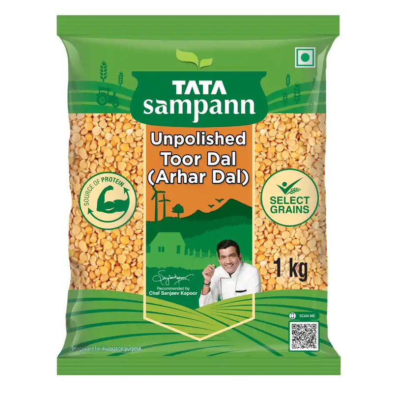 Tata Sampann Unpolished Toor Dal/Arhar Dal