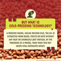 Tata Simply Better Groundnut (Peanut) Cold Pressed Oil | Pure & Unrefined Healthy Cooking Oil