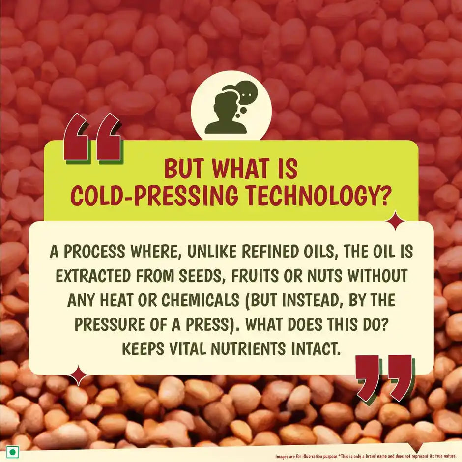 Tata Simply Better Groundnut (Peanut) Cold Pressed Oil | Pure & Unrefined Healthy Cooking Oil