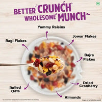 Tata Soulfull Millet Muesli with 90% Fruits, Nut & Wholegrains, Breakfast Cereal