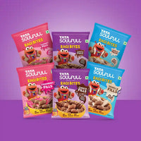 Tata Soulfull Ragi Bites Fills Combo - Chocos, Starwberry & Vanilla Pack of 5