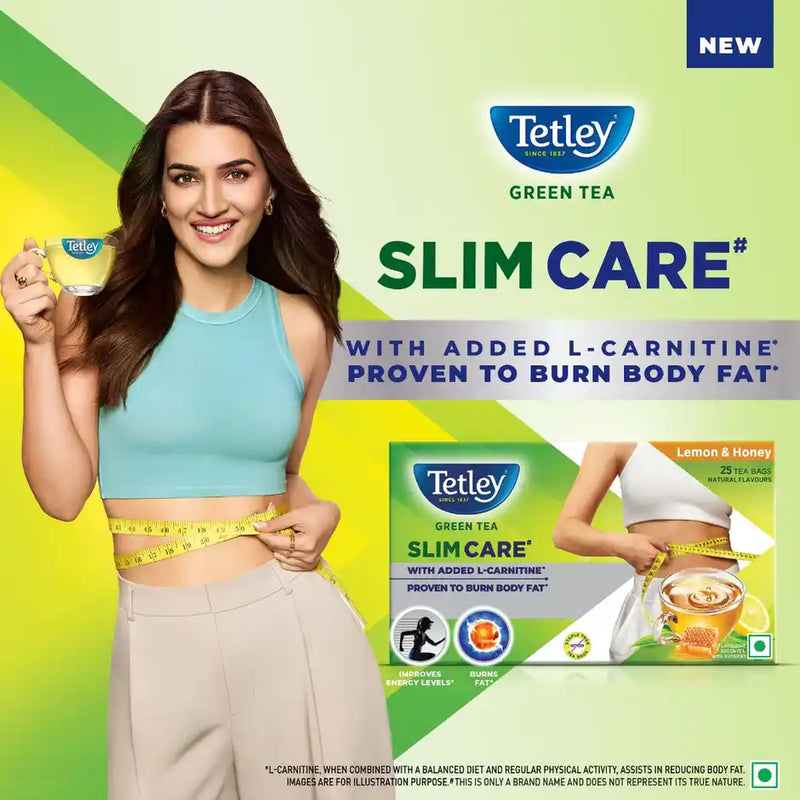Tetley Slim Care Lemon & Honey Green Tea