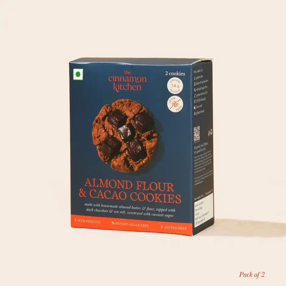 The Cinnamon Kitchen Almond Flour & Cacao Protein Cookies