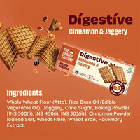 The Health Factory Digestive Biscuits Cinnamon & Jaggery
