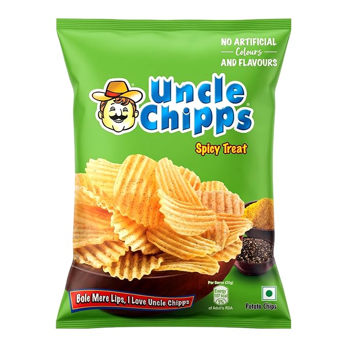 Uncle Chipps Spicy Treat Potato Chips