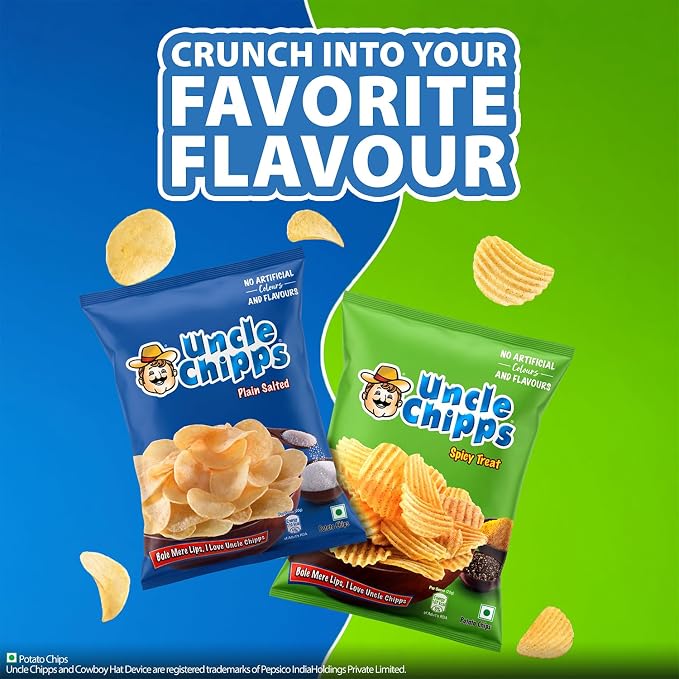 Uncle Chipps Spicy Treat Potato Chips